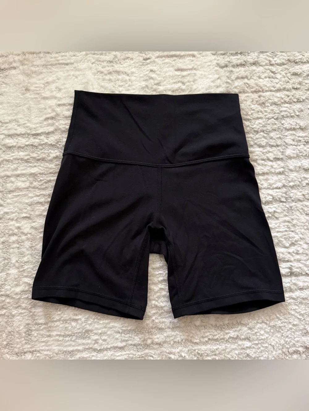 lululemon align nulu Black High-Waist Bike Shorts